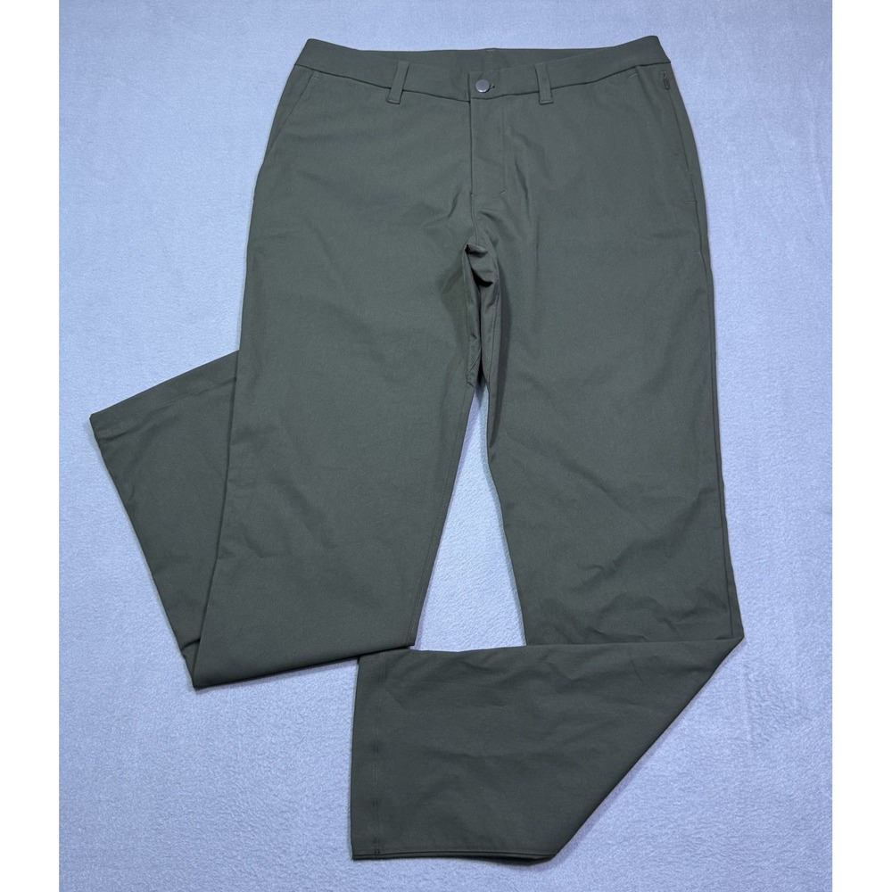 Lululemon Pants Mens 33x32 ABC Classic Fit Trouser Army Green Athleisure